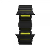 Nomad Apple Watch 44/45/46mm/Ultra 49mm ranneke Stratos Band Musta Volt