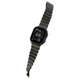 Nomad Apple Watch 44/45/46mm/Ultra 49mm ranneke Stratos Band Musta Volt