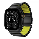 Nomad Apple Watch 44/45/46mm/Ultra 49mm ranneke Stratos Band Musta Volt