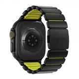 Nomad Apple Watch 44/45/46mm/Ultra 49mm ranneke Stratos Band Musta Volt