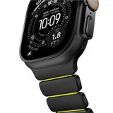 Nomad Apple Watch 44/45/46mm/Ultra 49mm ranneke Stratos Band Musta Volt
