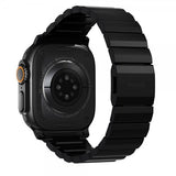 Nomad Apple Watch 44/45/46mm/Ultra 49mm ranneke Titanium Band musta