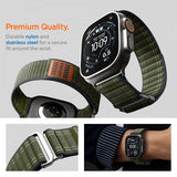 Spigen Apple Watch 44/45/46mm/Ultra 49mm ranneke WBF0 vihreä