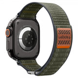 Spigen Apple Watch 44/45/46mm/Ultra 49mm ranneke WBF0 vihreä