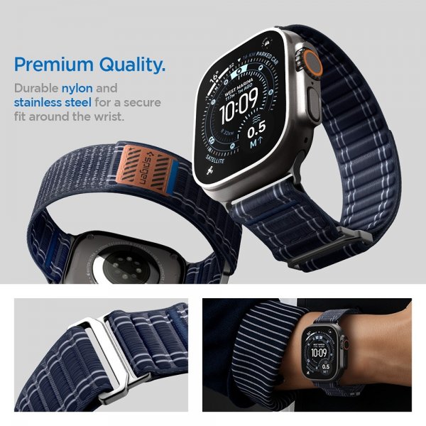 Spigen Apple Watch 44/45/46mm/Ultra 49mm ranneke WBF0 Navy