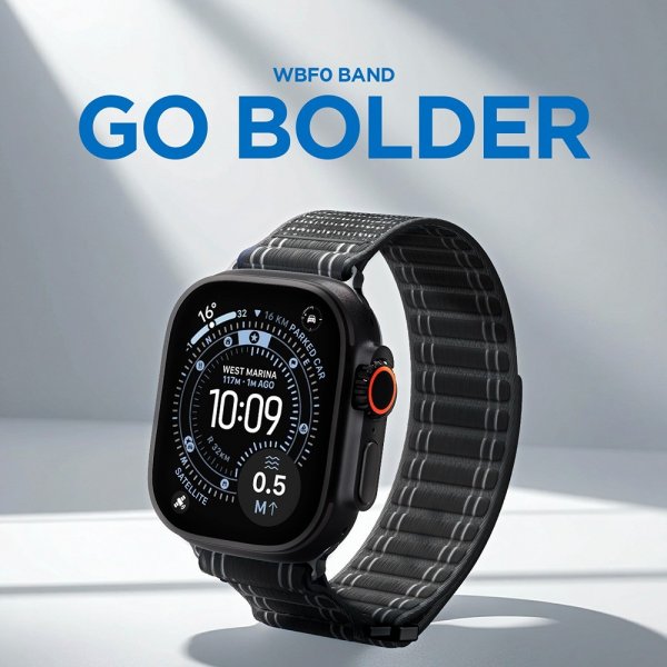 Spigen Apple Watch 44/45/46mm/Ultra 49mm ranneke WBF0 musta