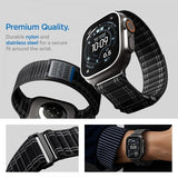 Spigen Apple Watch 44/45/46mm/Ultra 49mm ranneke WBF0 musta