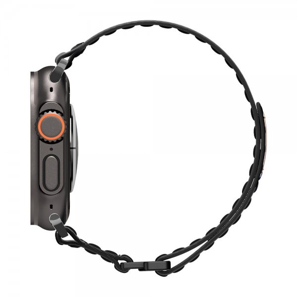 Spigen Apple Watch 44/45/46mm/Ultra 49mm ranneke WBF0 musta