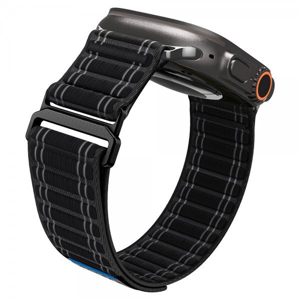Spigen Apple Watch 44/45/46mm/Ultra 49mm ranneke WBF0 musta