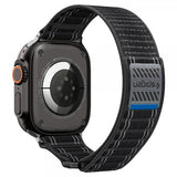 Spigen Apple Watch 44/45/46mm/Ultra 49mm ranneke WBF0 musta