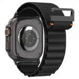 Spigen Apple Watch 44/45/46mm/Ultra 49mm ranneke WBF1 Musta