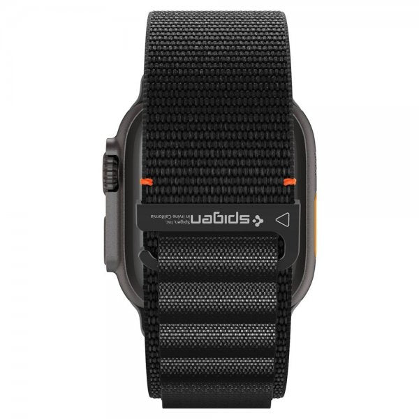 Spigen Apple Watch 44/45/46mm/Ultra 49mm ranneke WBF1 Musta