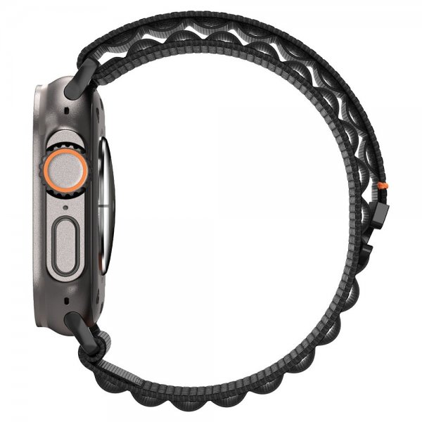 Spigen Apple Watch 44/45/46mm/Ultra 49mm ranneke WBF1 Musta