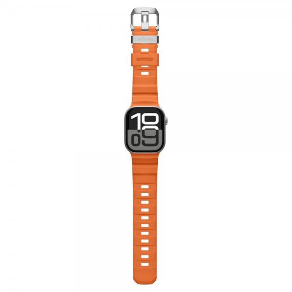 Spigen Apple Watch 44/45/46mm/Ultra 49mm ranneke WBS2, oranssi