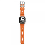 Spigen Apple Watch 44/45/46mm/Ultra 49mm ranneke WBS2, oranssi