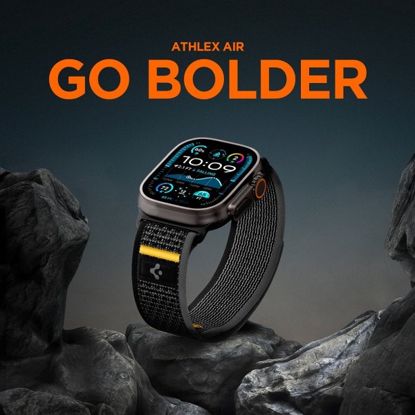 Spigen Apple Watch 44/45/46mm/Ultra 49mm ranneke Athlex Air Active Black