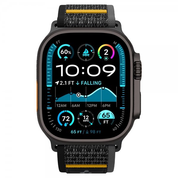 Spigen Apple Watch 44/45/46mm/Ultra 49mm ranneke Athlex Air Active Black