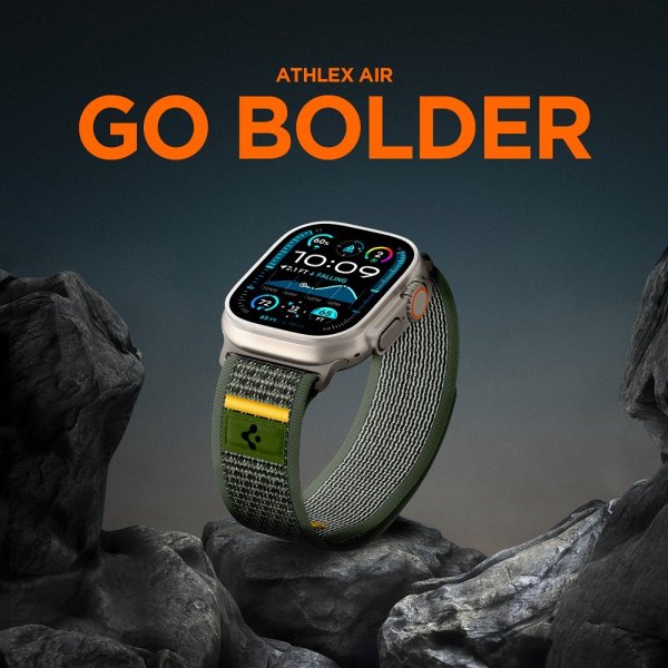 Spigen Apple Watch 44/45/46mm/Ultra 49mm ranneke Athlex Air Active Green