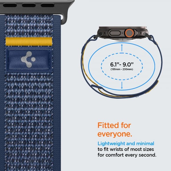 Spigen Apple Watch 44/45/46mm/Ultra 49mm ranneke Athlex Air Active Navy