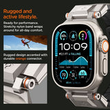 Spigen Apple Watch 44/45/46mm/Ultra 49mm ranneke DuraPro Armor Harmaa