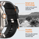 Spigen Apple Watch 44/45/46mm/Ultra 49mm ranneke DuraPro Armor Harmaa
