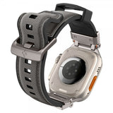 Spigen Apple Watch 44/45/46mm/Ultra 49mm ranneke DuraPro Armor Harmaa