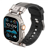 Spigen Apple Watch 44/45/46mm/Ultra 49mm ranneke DuraPro Armor Harmaa