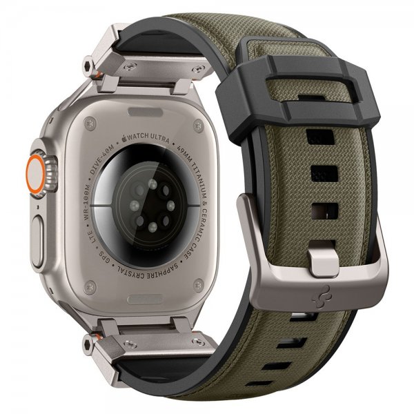 Spigen Apple Watch 44/45/46mm/Ultra 49mm ranneke DuraPro Armor Military Green
