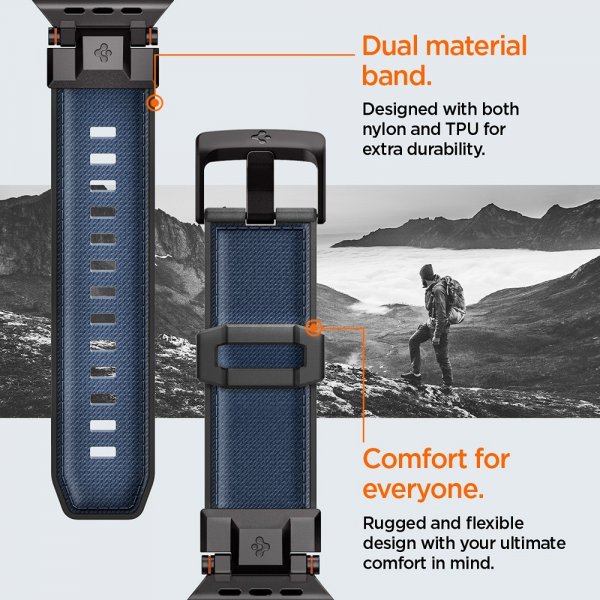 Spigen Apple Watch 44/45/46mm/Ultra 49mm ranneke DuraPro Armor Navy Blue