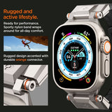Spigen Apple Watch 44/45/46mm/Ultra 49mm ranneke DuraPro Armor, musta