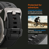 Spigen Apple Watch 44/45/46mm/Ultra 49mm ranneke DuraPro Armor, musta