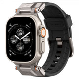 Spigen Apple Watch 44/45/46mm/Ultra 49mm ranneke DuraPro Armor, musta