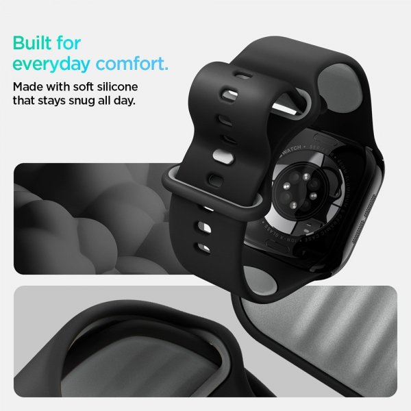 Spigen Apple Watch 44/45/46mm/Ultra 49mm ranneke Nano Pop Black Sesame
