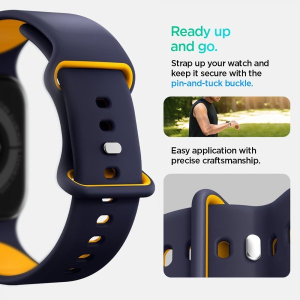 Spigen Apple Watch 44/45/46mm/Ultra 49mm Ranneke Nano Pop Blueberry Navy