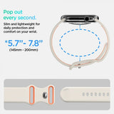 Spigen Apple Watch 44/45/46mm/Ultra 49mm ranneke Nano Pop Oranssi Beige
