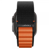 Spigen Apple Watch 44/45/46mm/Ultra 49mm ranneke WBF1 musta oranssi