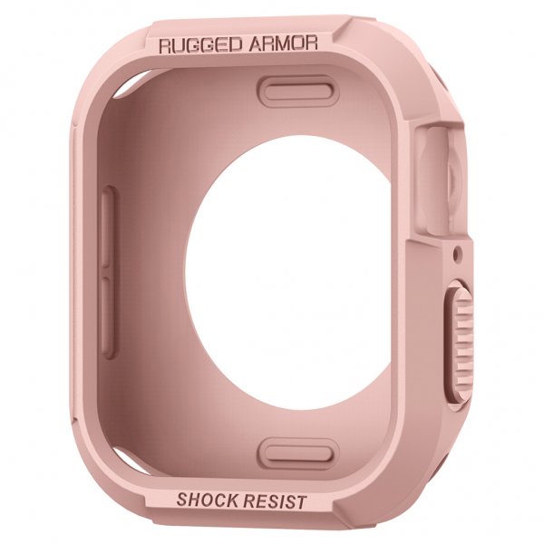 Spigen Apple Watch 44/45mm Suojakuori Rugged Armor Ruusukulta
