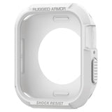 Spigen Apple Watch 44/45 mm Kuori Rugged Armor Valkoinen