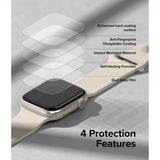 Ringke Apple Watch 44/45 mm näytönsuoja Dual Easy Film 3-pakkaus