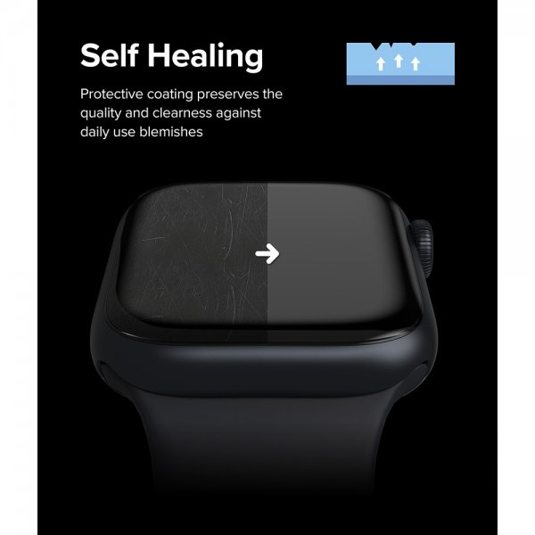 Ringke Apple Watch 44/45 mm näytönsuoja Dual Easy Film 3-pakkaus