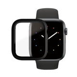 PanzerGlass Apple Watch 44mm (Series 4/5/6/SE) kuori ja näytönsuoja, koko kehon suojaus, musta
