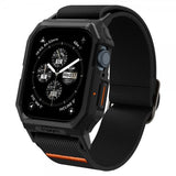 Spigen Apple Watch 45mm ranneke ja kuori Lite Fit Pro Matte Black