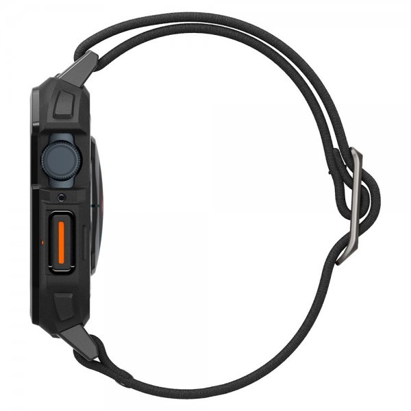 Spigen Apple Watch 45mm ranneke ja kuori Lite Fit Pro Matte Black