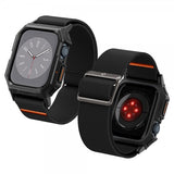 Spigen Apple Watch 45mm ranneke ja kuori Lite Fit Pro Matte Black