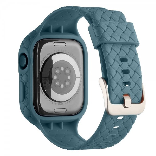Apple Watch 45mm Ranneke, kudottu, turkoosi