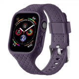 Apple Watch 45mm ranneke, kudottu, violetti