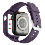 Apple Watch 45mm ranneke, kudottu, violetti