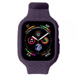 Apple Watch 45mm ranneke, kudottu, violetti
