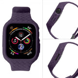 Apple Watch 45mm ranneke, kudottu, violetti