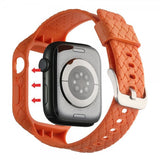 Apple Watch 45mm ranneke, kudottu, oranssi